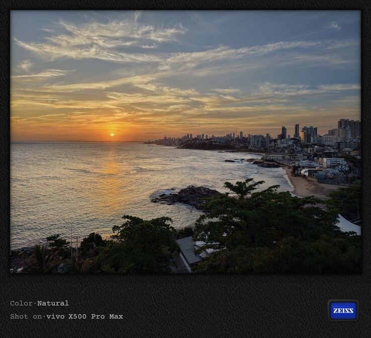 Arrived in Salvador just in time for sunset.