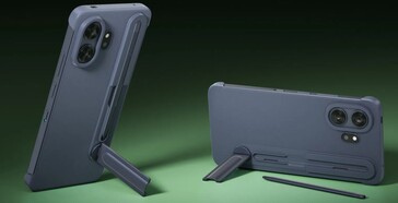 The optional T-pen stylus comes with a stand case.