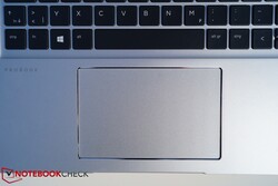 A look at the glass trackpad
