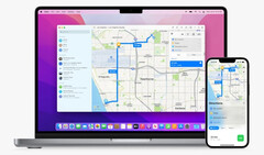 Screenshots suggest that a number of the new Maps app features could become available in macOS Monterey. (Image source: Apple) 