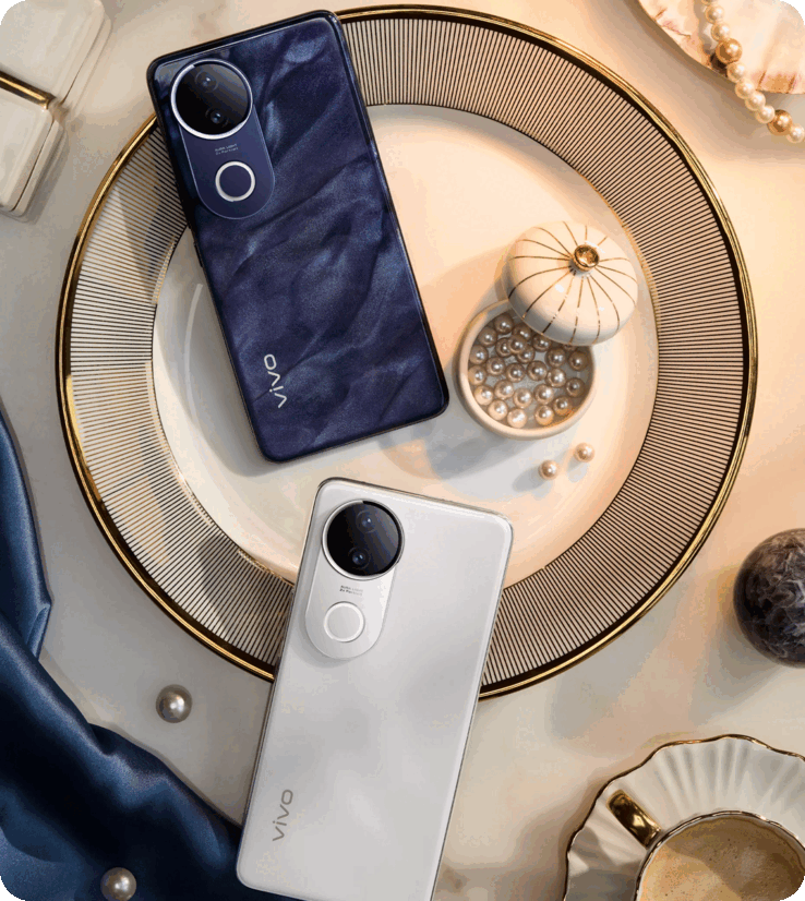 The V50e in both colorways. (Source: Vivo)