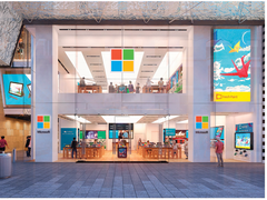 Only 4 of Microsoft's 116 physical stores will remain open. (Image source: Business Insider)