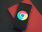 Smartphone showing the Google Chrome logo, illustrating GLM-5.3 and a Chrome exploit