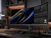 The HKC Apocalypse 43H180C gaming monitor features a 24:9 aspect ratio and 5k2k+ resolution. 