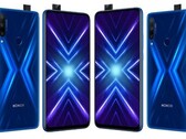 The Honor 9x shown with a rear-facing fingerprint. (Source: Twitter)