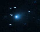 An image of the interstellar comet 3I/ATLAS captured by Hubble (Image source: NASA, ESA, David Jewitt, and Joseph DePasquale; cropped)