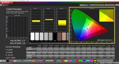 CalMAN ColorChecker calibrated