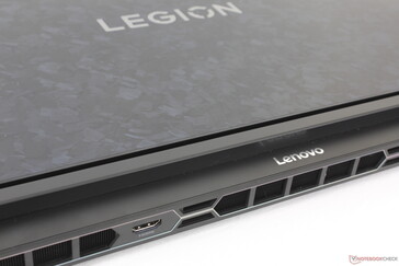 While the rear is extended to aid in cooling, it protrudes much less than on most other gaming laptops for an overall smaller footprint