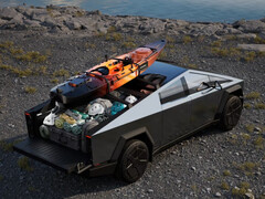 The Cybertruck apparently won't stay this shiny for long. (Source: Tesla)