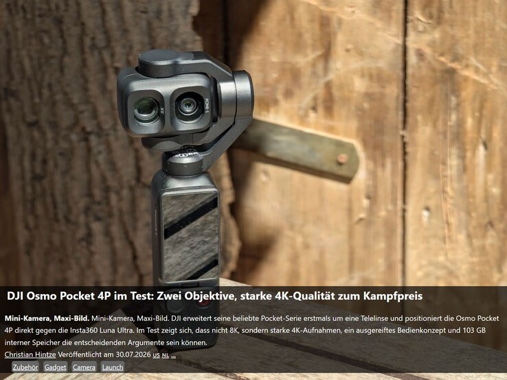 Our review of the DJI Osmo Pocket 4P