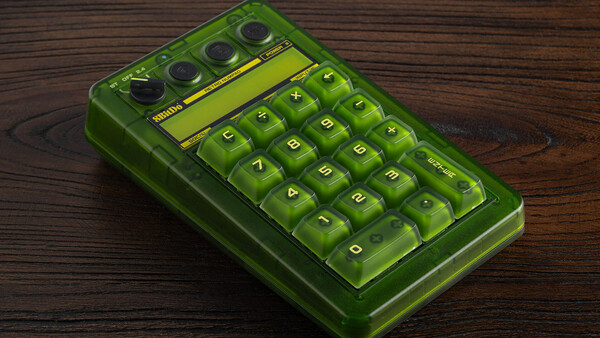 The 8BitDo Retro 18 Mechanical Numpad - Xbox Edition doubles as a calculator.