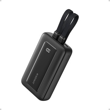 The Anker Zolo Power Bank (10,000mAh, 30W, Built-in USB-C and Lightning Cable). (Image source: Anker)