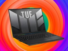 The Asus TUF A16 weighs 2.188 kg (4.82 lbs). (Image source: Asus, Unsplash, edited)