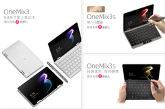 The One Mix 3s Platinum Edition will cost more than US$1,000. (Image source: One Netbook)
