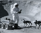 Chinese engineers consider that robotic dogs on the Moon could assist astronauts.