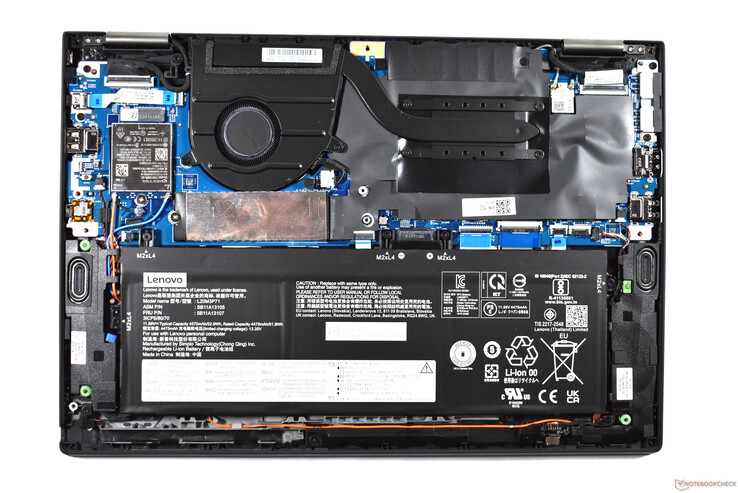 Lenovo ThinkPad X13 Yoga Gen 2: View of the interior