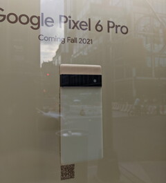 The Pixel 6 Pro in the flesh, 'Coming Fall 2021'. (Image source: u/ThisGuyRightHer3)