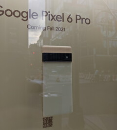The Pixel 6 Pro in the flesh, &#039;Coming Fall 2021&#039;. (Image source: u/ThisGuyRightHer3)