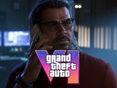 GTA 6 banner with Raul Bautista taking call shown
