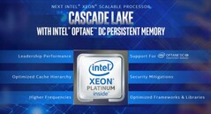 Intel Cascade Lake official presentation, launch date allegedly set for April 2019 (Source: Wccftech)