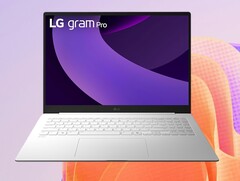 The LG Gram Pro is among the lightest 16-inch laptops on the market as it weighs just 1.2 kg (2.6 lbs.). (Image source: LG, Unsplash, edited)