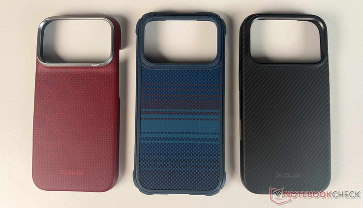 From left to right: Pitaka Edge, Cairn, and Summa put to the test