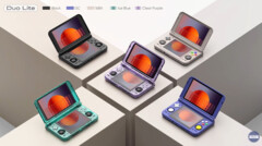 The Retroid Pocket Duo Lite is a less powerful version of the Pocket Duo.