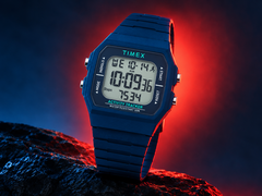 The Timex TW5M55700JQ watch features an octagonal-shaped 40 mm resin case