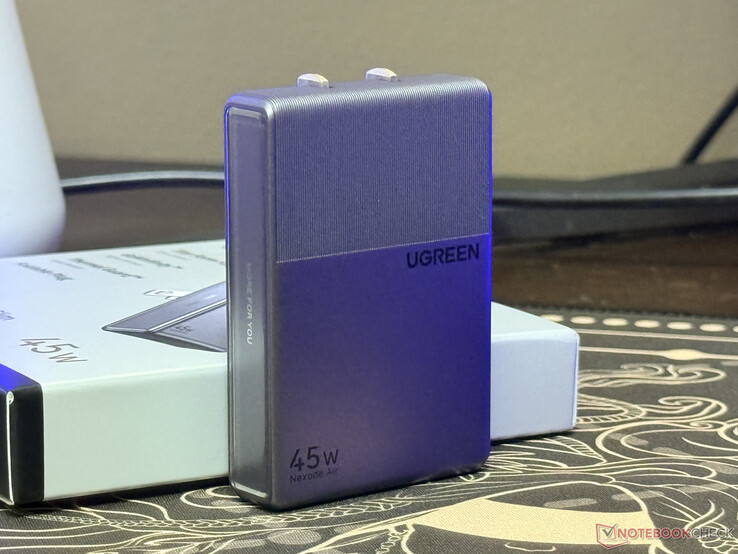 Ugreen Nexode Air 45W Slim charger besides its minimal package