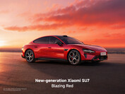 Xiaomi presents the SU7 in Blazing Red from the 