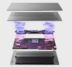The Yoga Slim 7i Aura Edition will land later this month in Europe. (Image source: Lenovo)