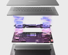 The Yoga Slim 7i Aura Edition will land later this month in Europe. (Image source: Lenovo)