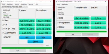AS SSD - Samsung NVMe driver