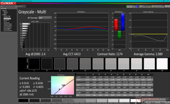 Grayscale before calibration (AdobeRGB)