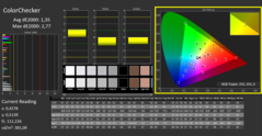 CalMAN ColorChecker - calibrated