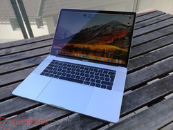 The MacBook Pro 15's sharp, colorful, and bright display suffers from a glossy finish but should be easy on the eyes when indoors.