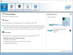 The SSD cache improves the performance of the HDD a bit.