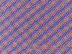 Matte OLED panel is unfortunately not as sharp as most other OLED panels which tend to be glossy