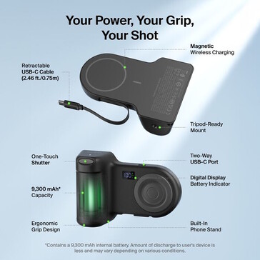 A USB cable is built-in (Image source: Belkin)