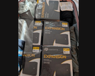 5 Seagate 28TB Expansion desktop hard drives in a suitcase