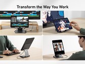 The Anker 8-in-1 USB-C Hub and tablet stand has pass-through charging abilities. (Image source: Anker)