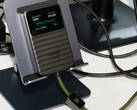 A touchscreen provides status information on the pictured dummy unit