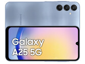The Galaxy A25 5G is rumoured to be available with up to 256 GB of expandable storage. (Image source: @MysteryLupin)