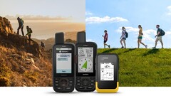 The Garmin GPSMAP 67 Series and eTrex SE handheld GPS devices have extended battery life. (Image source: Garmin)