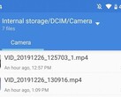 The biggest 4K MP4 files that can fit on a Pixel 4. (Source: XDA) 