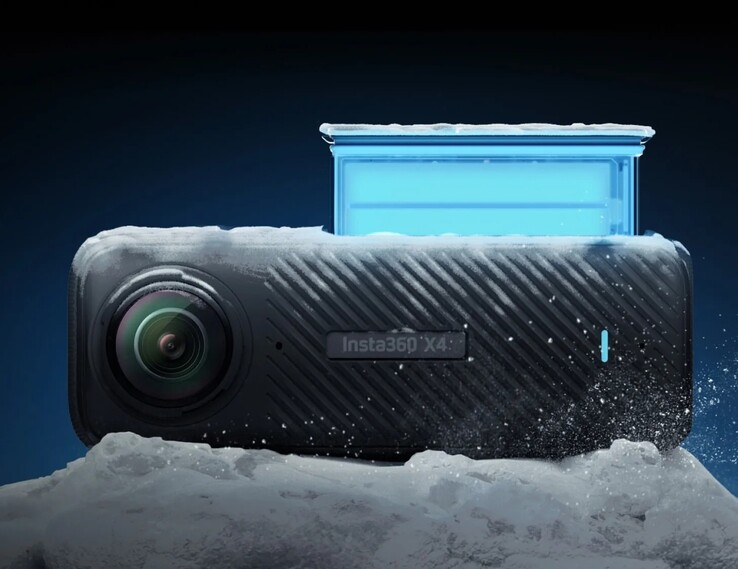 The Insta360 X4 action camera is rated for tempreatures between -4 to 104 °F ( -20 to 40 °C) (Image source: Insta360)