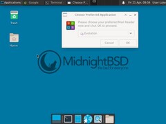 MidnightBSD 3 Xfce desktop (Image source: MidightBSD)