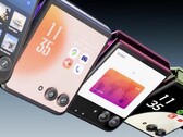 The Motorola Razr 50 Ultra gets a huge 4-inch secondary display. (Image: Motorola)