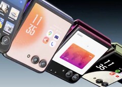 The Motorola Razr 50 Ultra gets a huge 4-inch secondary display. (Image: Motorola)