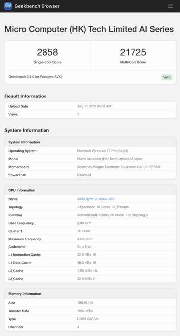 (Image source: Geekbench)